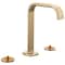 Brizo Allaria Widespread Lavatory Faucet with Square Spout - Less Handles 65368LF-GLLHP-ECO - alternate 1